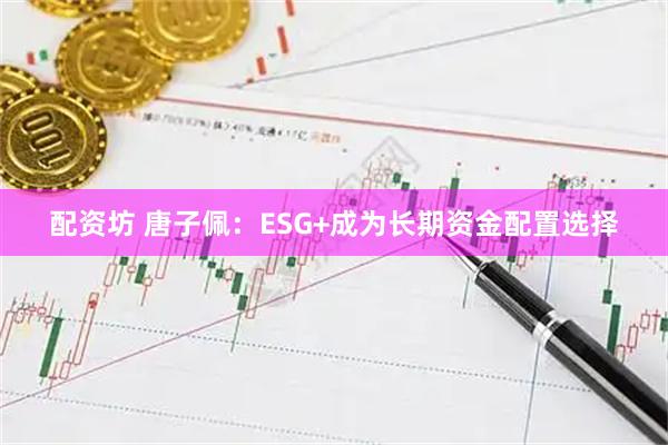 配资坊 唐子佩：ESG+成为长期资金配置选择
